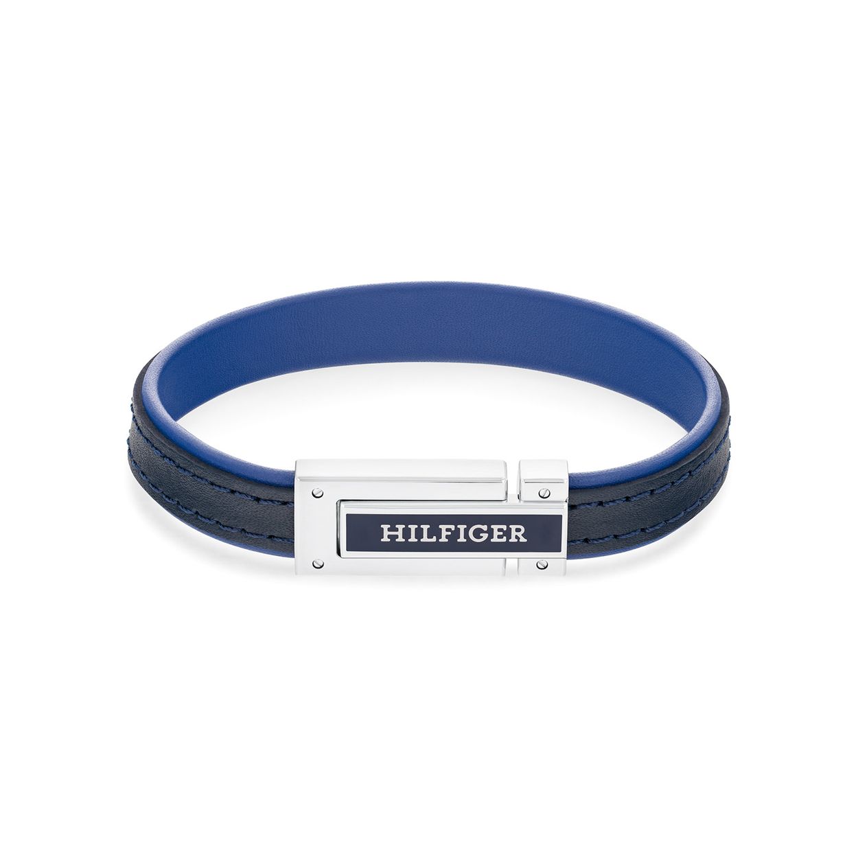 Tommy Hilfiger Jewels TJ2790558 Armband Heren Leer 19cm
Deze armband van Tommy Hilfiger uit de jewelry serie met nr: TJ2790558 is een opvallend model. De blauwe glad leren heren armband heeft een stalen magneetsluiting met blauw emaille en het Tommy logo en heeft een lengte van 19cm. Ook leuk te combineren met andere sieraden van Tommy Hilfiger.

Het merk:
Tommy Hilfiger is wereldwijd Ã©Ã©n van de grootste designer lifestyle merken en is internationaal bekend om haar classic American cool stijl. De sieraden zijn voor dames en heren met een eigen stijl, die niet bang zijn om dit aan de wereld te laten zien.

Specificaties:
- Leren armband
- Blauw
- Lengte 19cm
- Heren sieraad