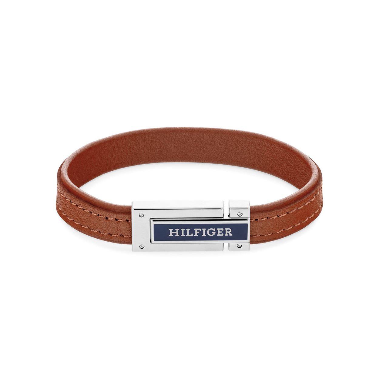 Tommy Hilfiger Jewels TJ2790560 Armband Heren Leer 19cm Bruin
Deze armband van Tommy Hilfiger uit de jewelry serie met nr: TJ2790560 is een opvallend model. De bruine glad leren heren armband heeft een stalen magneetsluiting met blauw emaille en het Tommy logo en heeft een lengte van 19cm. Ook leuk te combineren met andere sieraden van Tommy Hilfiger.

Het merk:
Tommy Hilfiger is wereldwijd één van de grootste designer lifestyle merken en is internationaal bekend om haar classic American cool stijl. De sieraden zijn voor dames en heren met een eigen stijl, die niet bang zijn om dit aan de wereld te laten zien.

Specificaties:
- Leren armband
- Bruin
- Lengte 19cm
- Heren sieraad