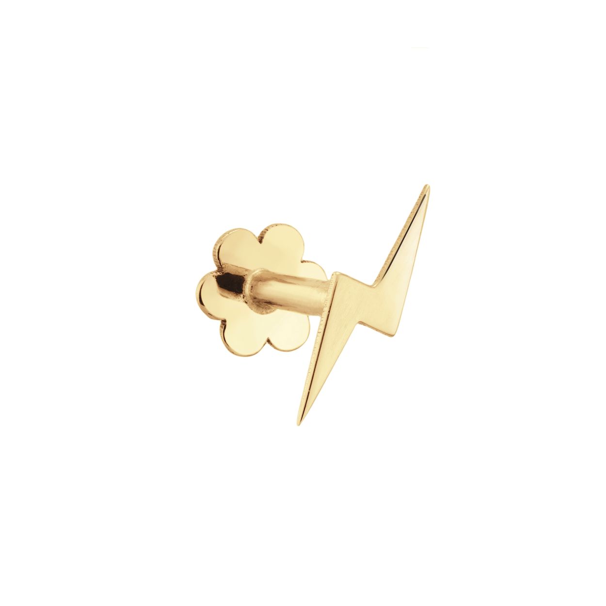 De 14 karaat gouden Lightning piercing met 2 schroefstaafjes en een bloemetje als achterkant, maken het in- en uitdoen heel makkelijk! Je kunt ze ook inhouden als je gaat slapen. Voeg als finishing touch een piercing toe aan je Jackie earparty!

Tropical Paradise
Dat Jackie van reizen houdt is geen geheim. Voor haar 14 karaat gouden sieradencollectie heeft zij zich deze keer laten inspireren door de tropen.
Haar Tropical Paradise collectie biedt een mix van elegantie en avontuur. Voel de zon schijnen waar je ook bent!

Weelderige jungles, azuurblauwe oceanen en de schittering van de zon op witte zandstranden: de ontwerpen met edelstenen zijn een weerspiegeling van Jackie’s mooiste herinneringen. Of het een dag op kantoor is of een avondje uit, deze sieraden voegen een vleugje exotische allure toe aan elke gelegenheid.

Het merk
Jackie is hét 14 karaat gouden on trend sieradenmerk. De collecties zijn geïnspireerd op de reizen die ik maak, van stedentrips tot exotische oorden. Elk gouden sieraad is helemaal van nu, handgemaakt door Europese goudsmeden en vervaardigd van overwegend gerecycled goud met echte edelstenen en zoetwaterparels. Elke collectie is dan ook met veel liefde en passie samengesteld. Mijn Jackie sieraden zijn de perfecte finishing touch voor iedere outfit!

Specificaties
- Oorsieraad 
- Materiaal: 14 Karaat - Geelgoud - 585
- Lengte 8mm