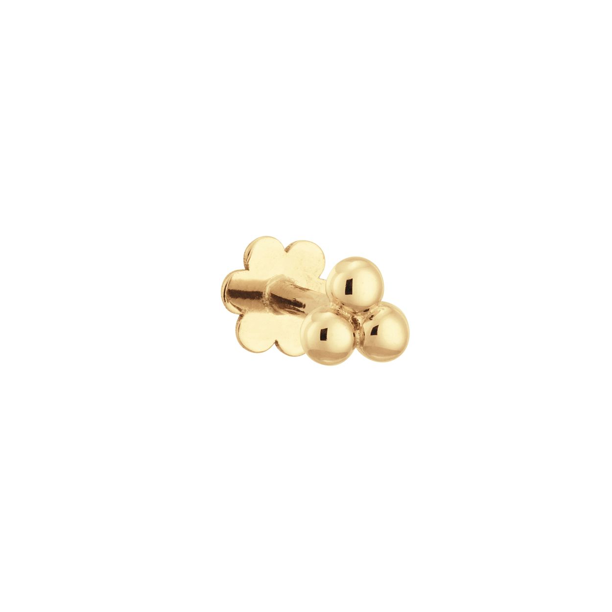 De 14 karaat gouden Triple Bar piercing met 2 schroefstaafjes en een bloemetje als achterkant, maken het in- en uitdoen heel makkelijk! Je kunt ze ook inhouden als je gaat slapen. Voeg als finishing touch een piercing toe aan je Jackie earparty!

Tropical Paradise
Dat Jackie van reizen houdt is geen geheim. Voor haar 14 karaat gouden sieradencollectie heeft zij zich deze keer laten inspireren door de tropen.
Haar Tropical Paradise collectie biedt een mix van elegantie en avontuur. Voel de zon schijnen waar je ook bent!

Weelderige jungles, azuurblauwe oceanen en de schittering van de zon op witte zandstranden: de ontwerpen met edelstenen zijn een weerspiegeling van Jackie’s mooiste herinneringen. Of het een dag op kantoor is of een avondje uit, deze sieraden voegen een vleugje exotische allure toe aan elke gelegenheid.

Het merk
Jackie is hét 14 karaat gouden on trend sieradenmerk. De collecties zijn geïnspireerd op de reizen die ik maak, van stedentrips tot exotische oorden. Elk gouden sieraad is helemaal van nu, handgemaakt door Europese goudsmeden en vervaardigd van overwegend gerecycled goud met echte edelstenen en zoetwaterparels. Elke collectie is dan ook met veel liefde en passie samengesteld. Mijn Jackie sieraden zijn de perfecte finishing touch voor iedere outfit!

Specificaties
- Oorsieraad bolletjes
- Materiaal: 14 Karaat - Geelgoud - 585
- Lengte 4mm
