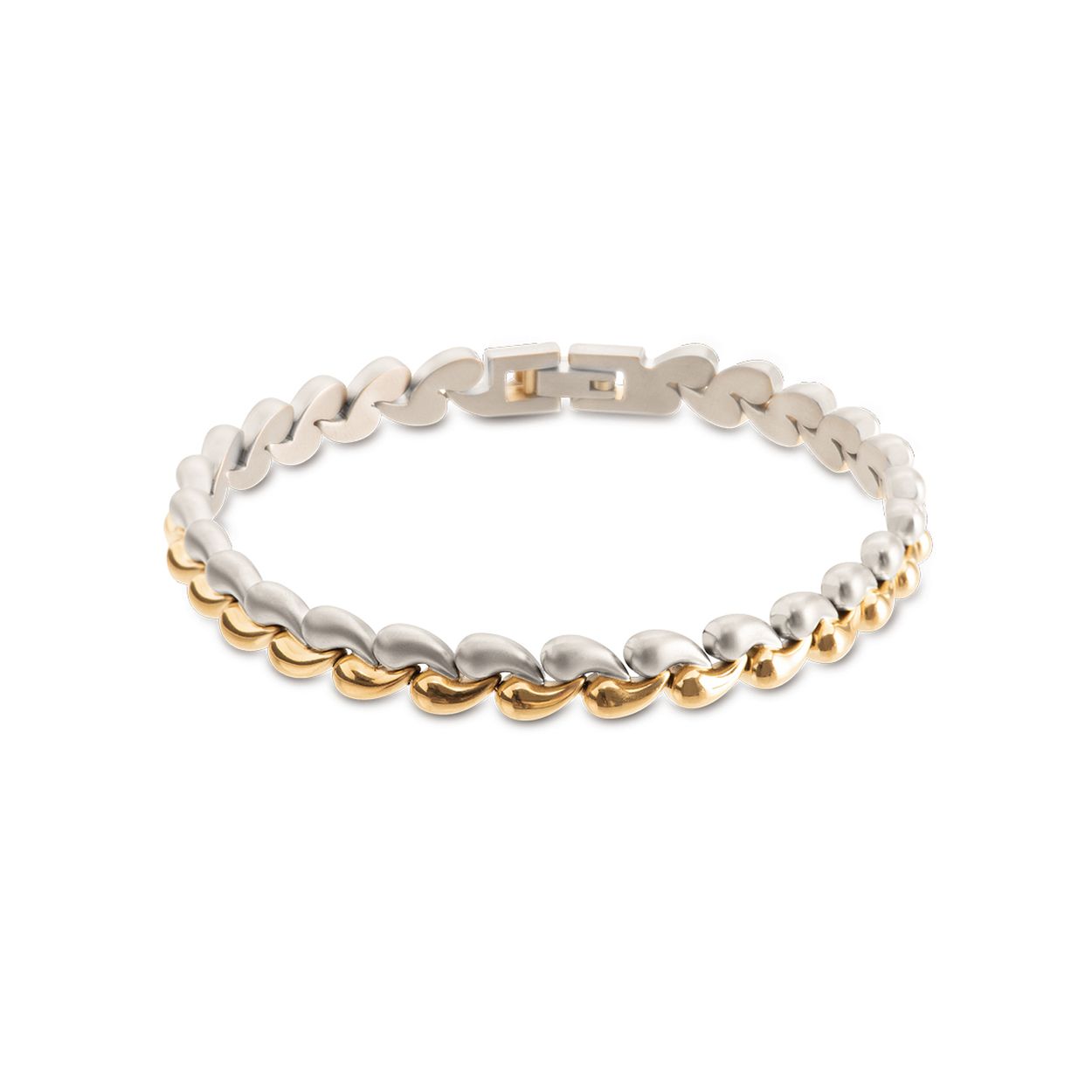 Boccia Titanium 03056-02 Armband
Deze unieke titanium armband van Boccia Titanium is een mooie toevoeging aan je sieradencollectie! Wat deze tweekleurige armband uniek maakt, is dat er mat en glanzende golvend vormige schakels aan elkaar verbonden zijn. Combineer de armband met het bijpassende collier en oorbellen voor een complete look. De lengte is 20cm.

HET MERK
Boccia Titanium is het titanium merk van Nederland, dat zijn oorsprong in Duitsland vindt en is opgericht in het jaar 1992. Ontwikkeld door internationale ontwerpers. Alle titanium componenten van de BOCCIA TITANIUM collectie zijn gemaakt van 99,7% puur titanium; het bijzondere materiaal. Het is licht in gewicht, neemt de temperatuur van de huid aan en is zeer huidvriendelijk. Bovendien is het corrosie- en temperatuurbestendig.

SPECIFICATIES
- Armband
- Puur titanium
- Mat en glanzend tweekleurig
- 20cm