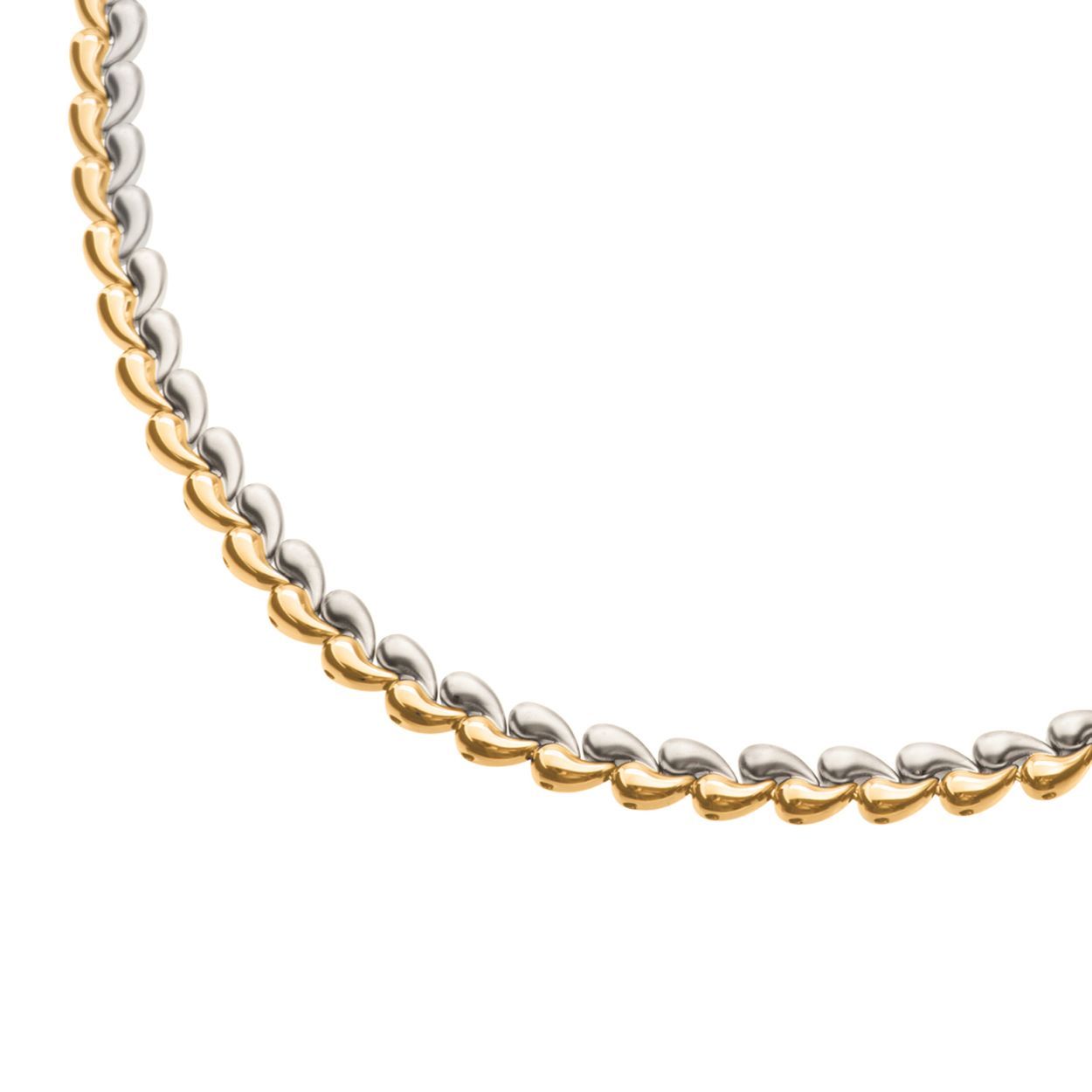 Boccia Titanium 08072-02 Ketting
Deze unieke titanium ketting van Boccia Titanium is een mooie toevoeging aan je sieradencollectie! Wat deze tweekleurige ketting uniek maakt, is dat er mat en glanzende golvend vormige schakels aan elkaar verbonden zijn. Combineer de ketting met het bijpassende armband en oorbellen voor een complete look. De lengte is 45cm.

HET MERK
Boccia Titanium is het titanium merk van Nederland, dat zijn oorsprong in Duitsland vindt en is opgericht in het jaar 1992. Ontwikkeld door internationale ontwerpers. Alle titanium componenten van de BOCCIA TITANIUM collectie zijn gemaakt van 99,7% puur titanium; het bijzondere materiaal. Het is licht in gewicht, neemt de temperatuur van de huid aan en is zeer huidvriendelijk. Bovendien is het corrosie- en temperatuurbestendig.

SPECIFICATIES
- Ketting
- Puur titanium
- Mat en glanzend tweekleurig
- 45cm