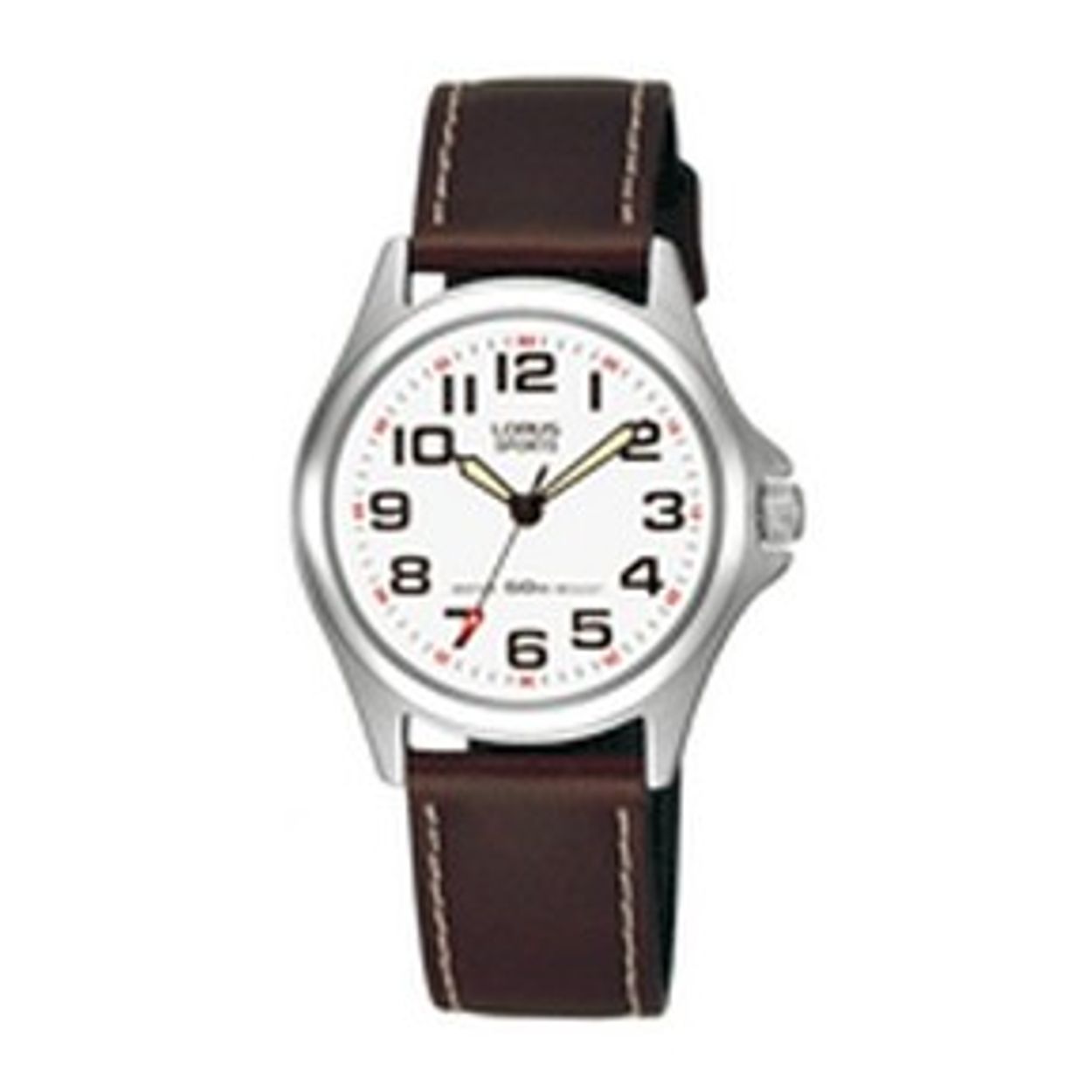 Dit is een dameshorloge van het merk Lorus. Het is een analoog horloge gemaakt van staal. De diameter van de kast is 31 mm en de kast is 8 mm dik.
De verdere specificaties van het horloge zijn als volgt:
Kastvorm: rond
Kastkleur: zilverkleurig
Kastmateriaal: staal
Bandbreedte: 16 mm
Bandlengte: 221 mm
Sluiting: gesp
Wijzerplaatkleur: wit
Glassoort: hardlex mineraal glas
Waterdichtheid: 5 ATM
Techniek: quartz