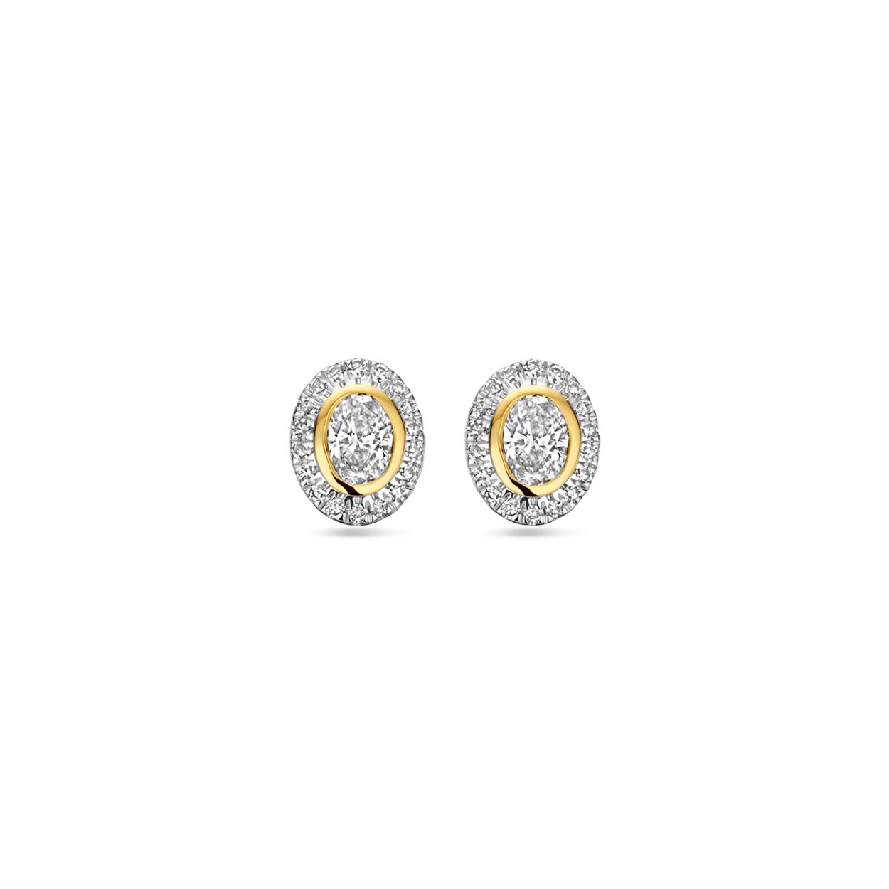Geelgouden oorknoppen 0.50ct KA4031859
