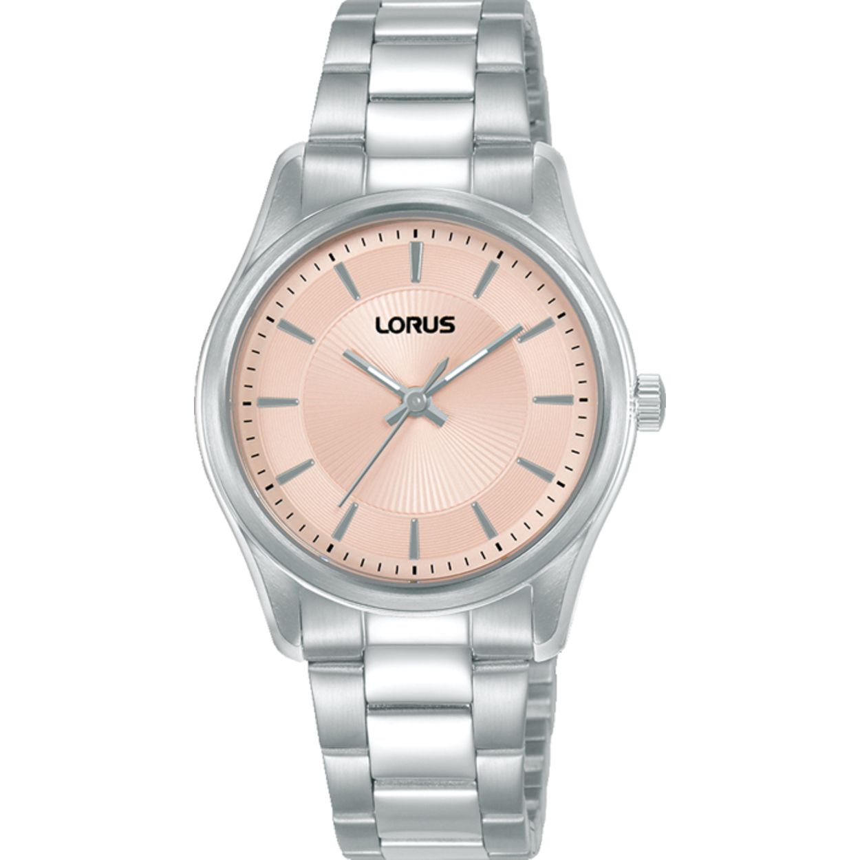 Dit is een dameshorloge van het merk Lorus. Het is een analoog horloge gemaakt van staal. De diameter van de kast is 31 mm en de kast is 8.1 mm dik.
De verdere specificaties van het horloge zijn als volgt:
Kastvorm: rond
Kastkleur: zilverkleurig
Kastmateriaal: staal
Bandbreedte: 16 mm
Bandlengte: 216 mm
Sluiting: vouwsluiting met drukker
Wijzerplaatkleur: roze
Glassoort: hardlex mineraal glas
Waterdichtheid: 5 ATM
Techniek: quartz