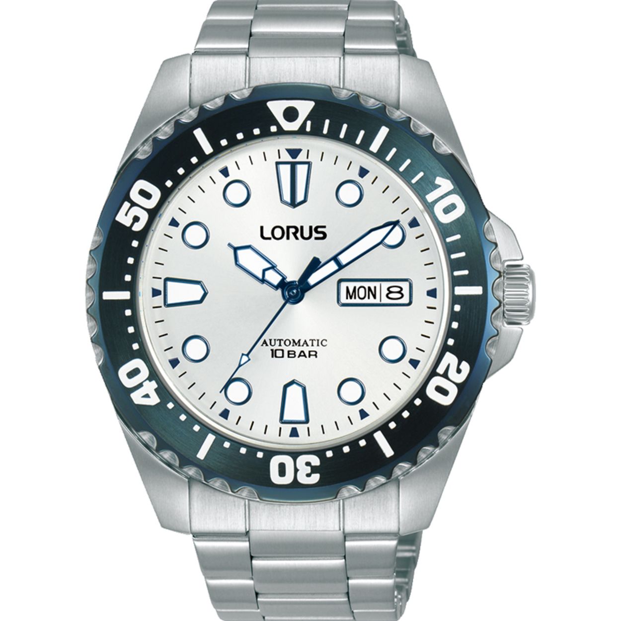 Dit is een herenhorloge van het merk Lorus. Het is een analoog horloge gemaakt van staal. De diameter van de kast is 44 mm en de kast is 13 mm dik.
De verdere specificaties van het horloge zijn als volgt:
Kastvorm: rond
Kastkleur: zilverkleurig
Kastmateriaal: staal
Bandbreedte: 22 mm
Bandlengte: 264 mm
Sluiting: vouwsluiting met drukker
Wijzerplaatkleur: wit
Glassoort: hardlex mineraal glas
Waterdichtheid: 10 ATM
Techniek: quartz