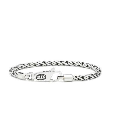 Silk zilveren  armband model 172 , 21cm