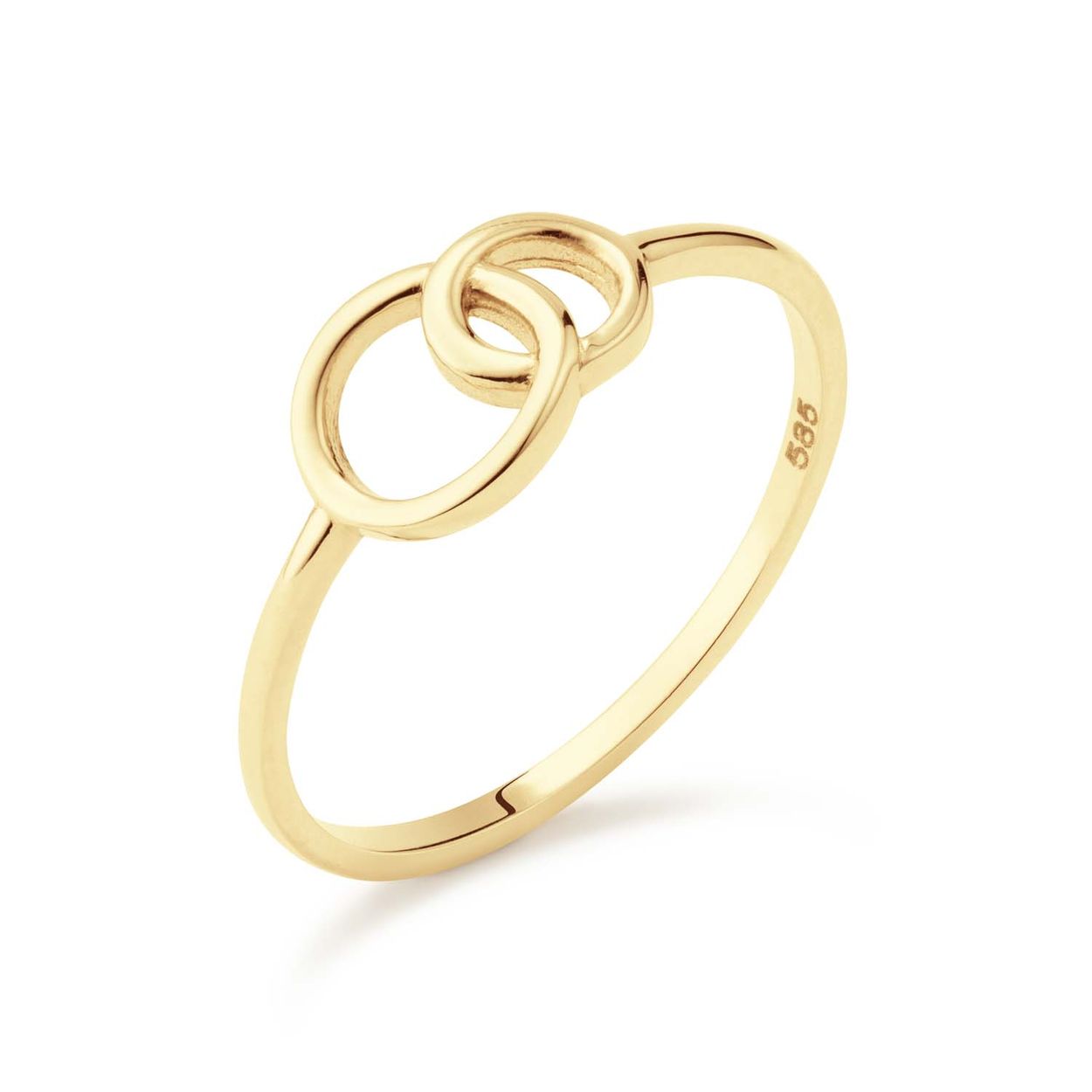 De Double Circle Ring is gemaakt van 14 karaat goud. De elegante ring is gekenmerkt met twee in elkaar gedraaide cirkels. Perfect om te combineren met andere ringen uit de Jackie collectie. Stack it!

Venetian Diary Als je aan een betoverende stad denkt, waar je kunt verdwalen in smalle straatjes en waar gondels je meenemen langs de mooiste gebouwen en architectuur. Waar op iedere hoek iemand spontaan in een serenade kan uitbarsten. Aan welke stad denk je dan? Juist, het Italiaanse Venetië. Mysterieus, betoverend en romantisch. Een stad met elegante grachten, prachtige pleinen en kleurrijke mensen. Een stad waar ik mijn hart aan heb verloren. 

Het merk
Jackie is hét 14 karaat gouden on trend sieradenmerk. De collecties zijn geïnspireerd op de reizen die ik maak, van stedentrips tot exotische oorden. Elk gouden sieraad is helemaal van nu, handgemaakt door Europese goudsmeden en vervaardigd van overwegend gerecycled goud met echte edelstenen en zoetwaterparels. Elke collectie is dan ook met veel liefde en passie samengesteld. Mijn Jackie sieraden zijn de perfecte finishing touch voor iedere outfit!

Specificaties
- Ring
- Materiaal: 14 Karaat - Geelgoud - 585
- Cirkels 7mm
- Maat 56