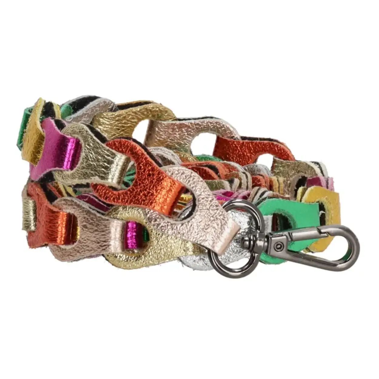 Deze schouderband van Charm London is ideaal voor het pimpen van je tas. Door de vrolijke kleuren die gebruikt zijn geven deze banden je gelijk een blij gevoel en zijn ze dus ideaal voor deze zomer!