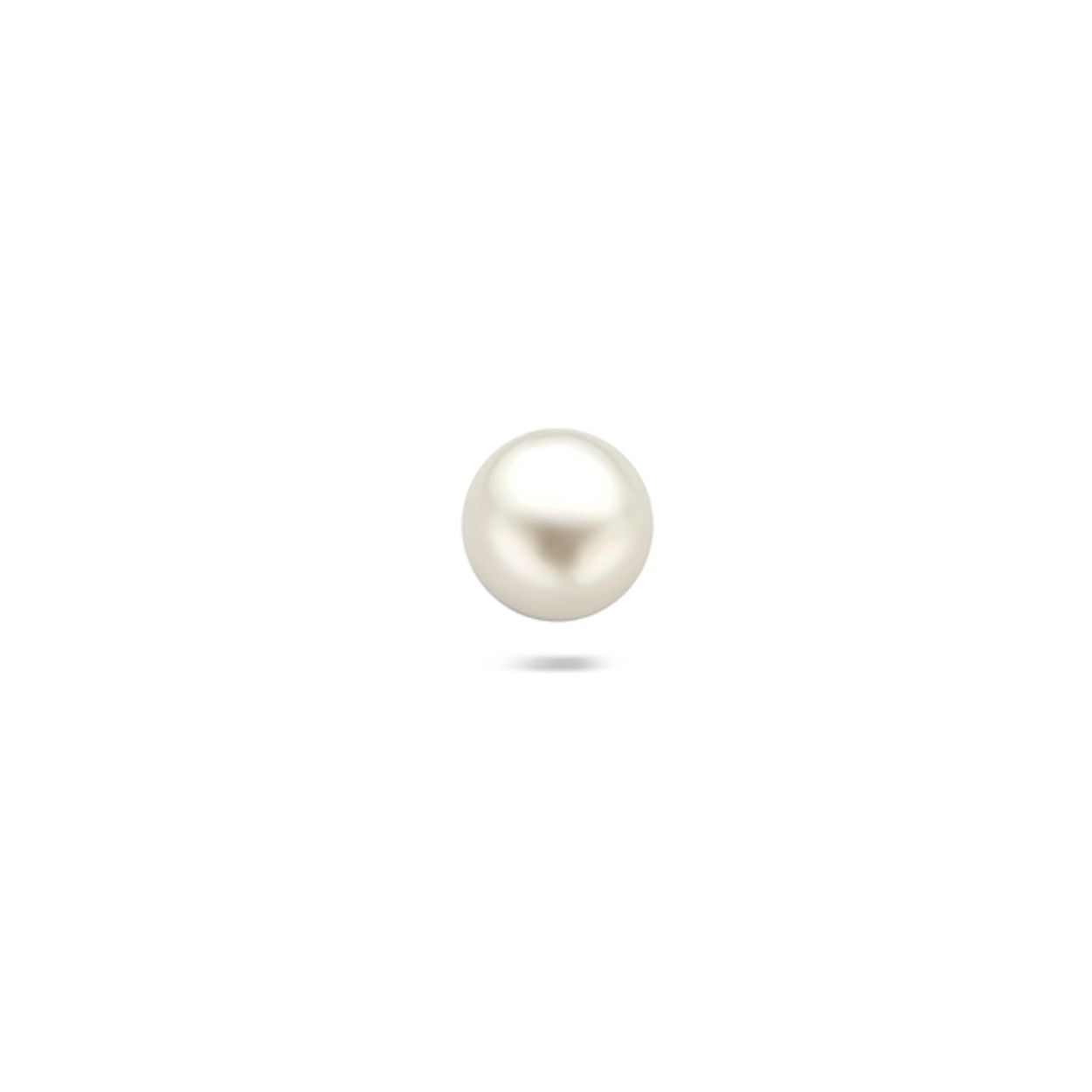 Gerhodineerd 925 zilveren flat back piercing met zoetwaterparel en schroefdraad. Deze piercing heeft een buis lengte van 8mm en een buisdikte van 1mm. Let op, per stuk leverbaar.