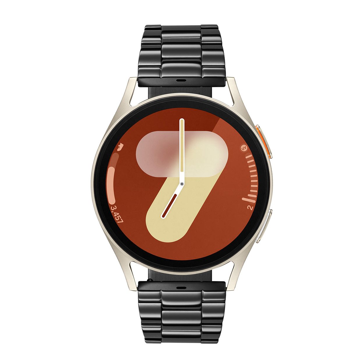 Samsung Galaxy Watch7 SA.L300CBRS Creme/Zwart 40mm 
De Galaxy Watch combineert de uitstraling van een luxe horloge met de geavanceerde functies van de SAMSUNG smartwatches. De Galaxy Watch7 is de smartwatch met Wear OS van SAMSUNG en heeft genoeg power voor de hele dag dankzij de 3nm-processor. Navigeer nauwkeurig met Dual-Frequency GPS. Houd je hartslag, work-outs en slaap bij met de geavanceerde BioActive Sensor. Galaxy AI gebruikt deze gegevens om waardevolle inzichten over je gezondheid te geven en je welzijn te verbeteren met Energy Score en Wellness Tips. De Galaxy Watch is niet alleen zeer stijlvol, maar ook gebruiksvriendelijk. Nooit meer verdwaald dankzij onze nauwkeurigste gps ooit op een Galaxy Watch. De Galaxy Watch is stof- en spatwaterdicht en 5 ATM gecertificeerd. De extra features, zoals het kompas, hartritme sensor, cycles meter, slaapmeter en nog heel veel meer maken de Galaxy Watch7 nog completer.

De Galaxy Watch heeft een Always On-display, waardoor je geen knop in te drukken om de tijd weer te geven. Het AMOLED-display kan ingesteld worden op een continue tijdsweergave, zodat dag en nacht te zien is hoe laat het is.

Highlights:
- Geschikt voor Android  
- De Galaxy Watch7 heeft een IP68-certificering. Het horloge is 5 ATM
- Dankzij de ingebouwde speaker en microfoon, kan er ook gebeld worden met het horloge
- Ontvang alle berichten van je telefoon op je horloge en reageer direct met quick reply’s
- Herkent meer dan 90 verschillende activiteiten
- Door de verschillende meters en tellers is het mogelijk om onder andere de hartslag, stappen, snelheid, slaap, luchtdruk, stress, hoogte- en diepte te meten
- D.m.v. de ingebouwde GPS, is het mogelijk om offline te navigeren (zonder dat de telefoon in de buurt is)
- Luister zonder smartphone naar muziek met Spotify premium
- Contactloos betalen met de LTE modellen
- Virtueel voice assistent