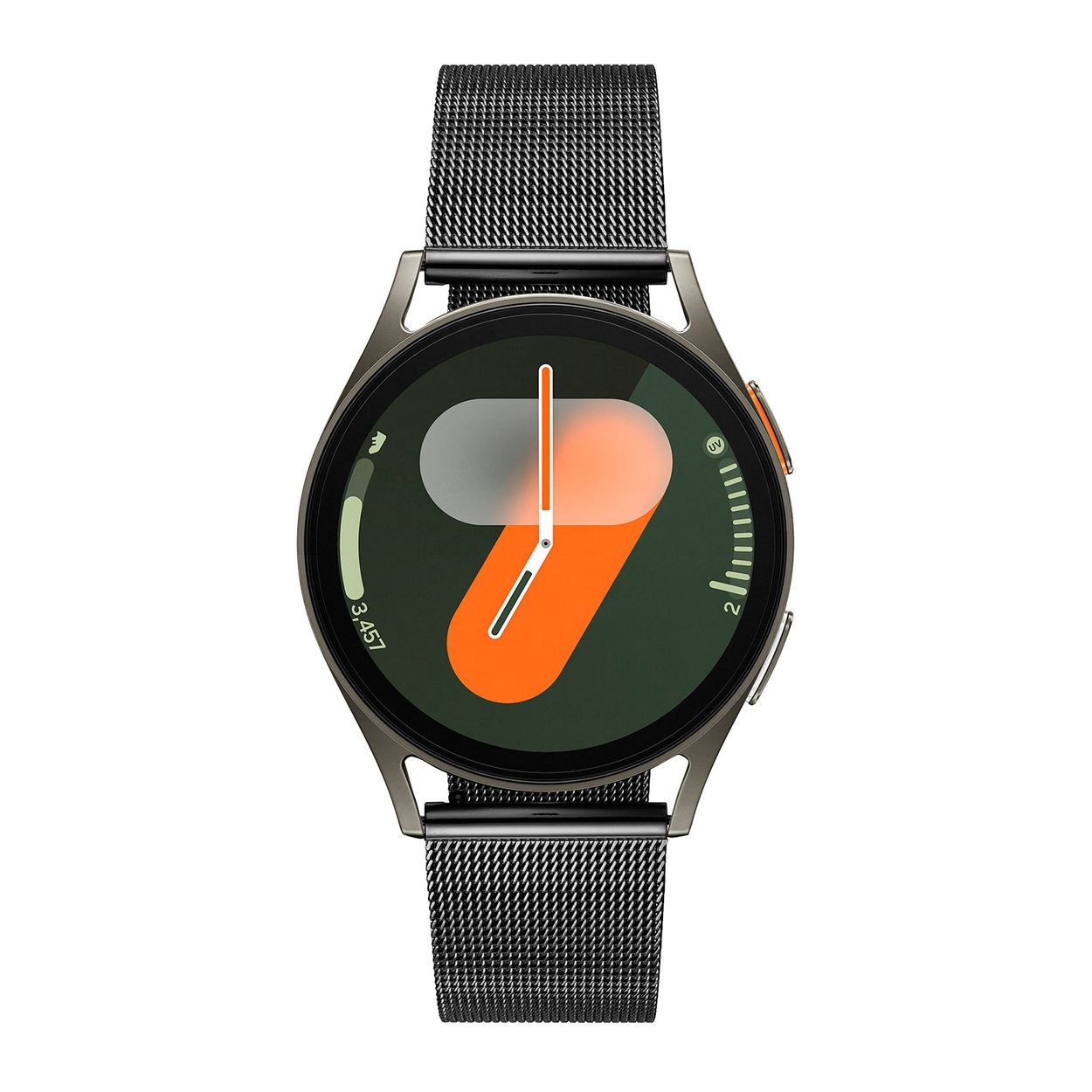 Samsung Galaxy Watch7 SA.L300KBRM Khaki/Zwart Mesh 40mm 
De Galaxy Watch combineert de uitstraling van een luxe horloge met de geavanceerde functies van de SAMSUNG smartwatches. De Galaxy Watch7 is de smartwatch met Wear OS van SAMSUNG en heeft genoeg power voor de hele dag dankzij de 3nm-processor. Navigeer nauwkeurig met Dual-Frequency GPS. Houd je hartslag, work-outs en slaap bij met de geavanceerde BioActive Sensor. Galaxy AI gebruikt deze gegevens om waardevolle inzichten over je gezondheid te geven en je welzijn te verbeteren met Energy Score en Wellness Tips. De Galaxy Watch is niet alleen zeer stijlvol, maar ook gebruiksvriendelijk. Nooit meer verdwaald dankzij onze nauwkeurigste gps ooit op een Galaxy Watch. De Galaxy Watch is stof- en spatwaterdicht en 5 ATM gecertificeerd. De extra features, zoals het kompas, hartritme sensor, cycles meter, slaapmeter en nog heel veel meer maken de Galaxy Watch7 nog completer.

De Galaxy Watch heeft een Always On-display, waardoor je geen knop in te drukken om de tijd weer te geven. Het AMOLED-display kan ingesteld worden op een continue tijdsweergave, zodat dag en nacht te zien is hoe laat het is.

Highlights:
- Geschikt voor Android  
- De Galaxy Watch7 heeft een IP68-certificering. Het horloge is 5 ATM
- Dankzij de ingebouwde speaker en microfoon, kan er ook gebeld worden met het horloge
- Ontvang alle berichten van je telefoon op je horloge en reageer direct met quick reply’s
- Herkent meer dan 90 verschillende activiteiten
- Door de verschillende meters en tellers is het mogelijk om onder andere de hartslag, stappen, snelheid, slaap, luchtdruk, stress, hoogte- en diepte te meten
- D.m.v. de ingebouwde GPS, is het mogelijk om offline te navigeren (zonder dat de telefoon in de buurt is)
- Luister zonder smartphone naar muziek met Spotify premium
- Contactloos betalen met de LTE modellen
- Virtueel voice assistent