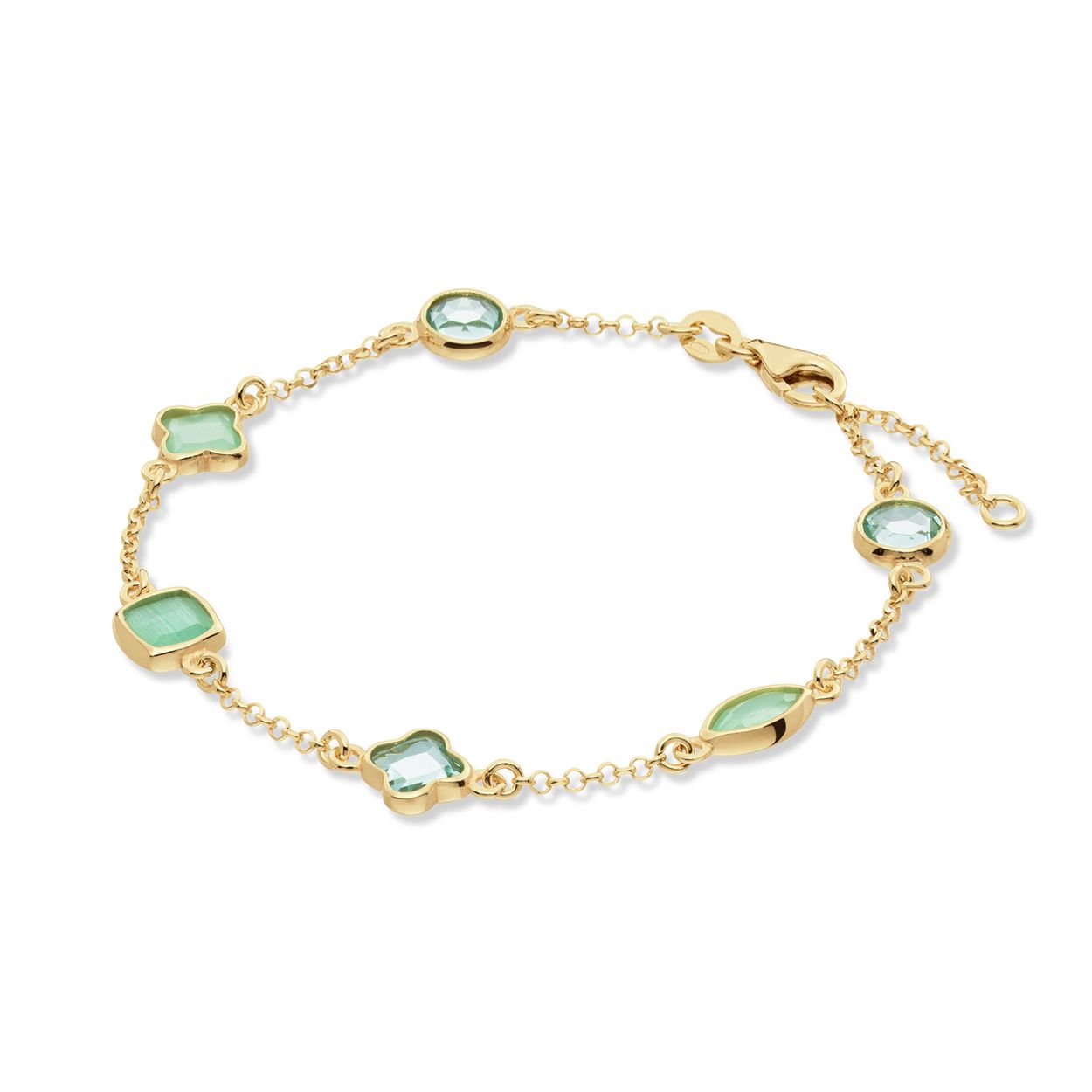 Dit is een damesarmband van het merk GLOW uit de serie Pure Nature