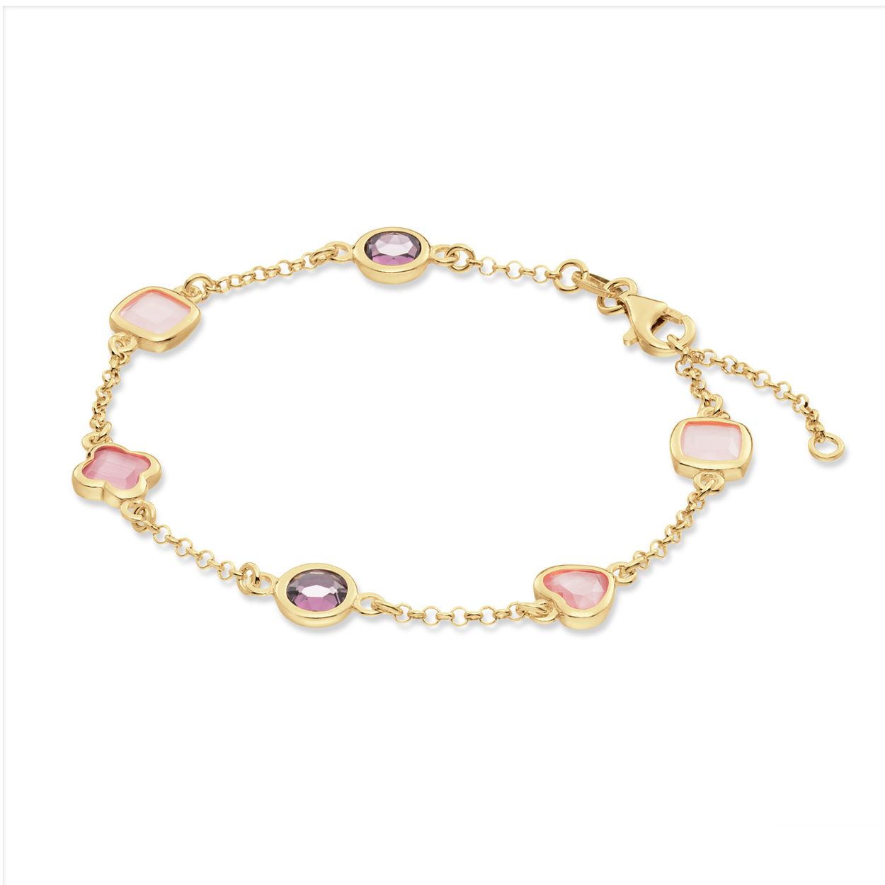 Dit is een damesarmband van het merk GLOW uit de serie Pure Nature
