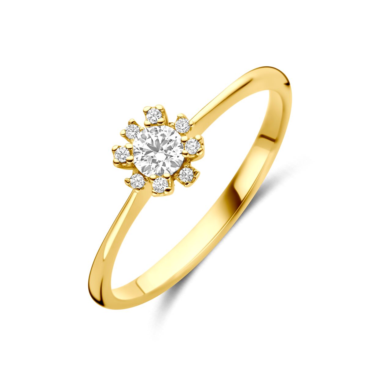 Ring rozet zirkonia