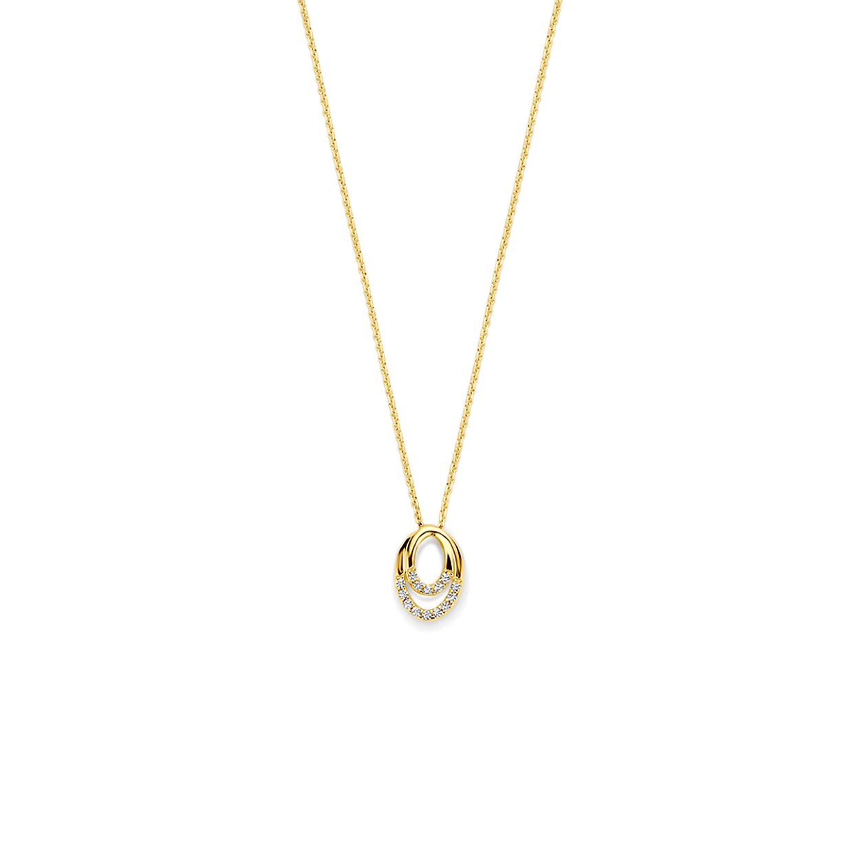 Collier zirkonia 40 - 42 - 44 cm