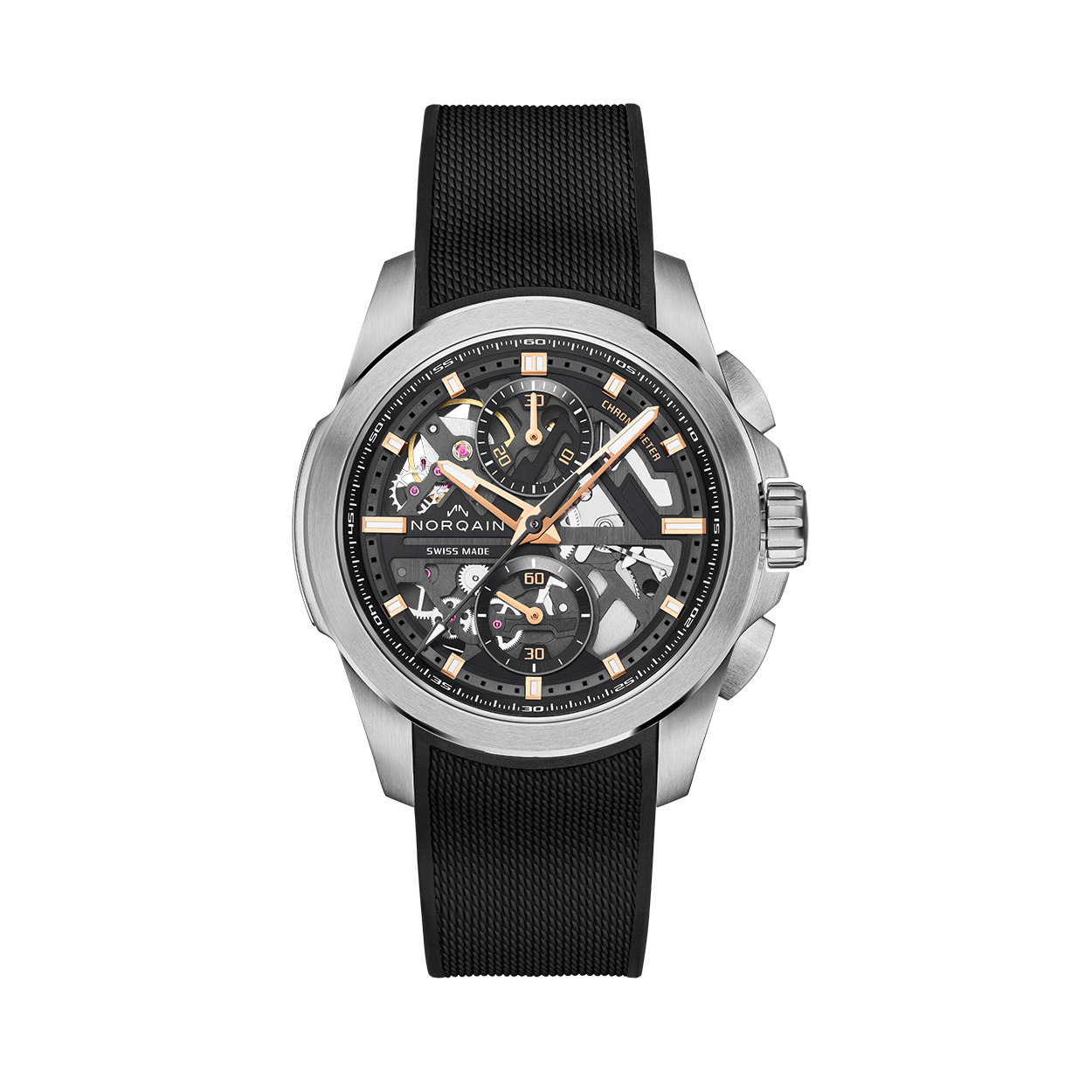 Elk Norqain horloge voorzien van Manufacture Calibres geniet van een internationale fabrieksgarantie van vier jaar. Leden van de Norqainer club hebben de mogelijkheid om deze garantie uit te breiden tot vijf jaar.