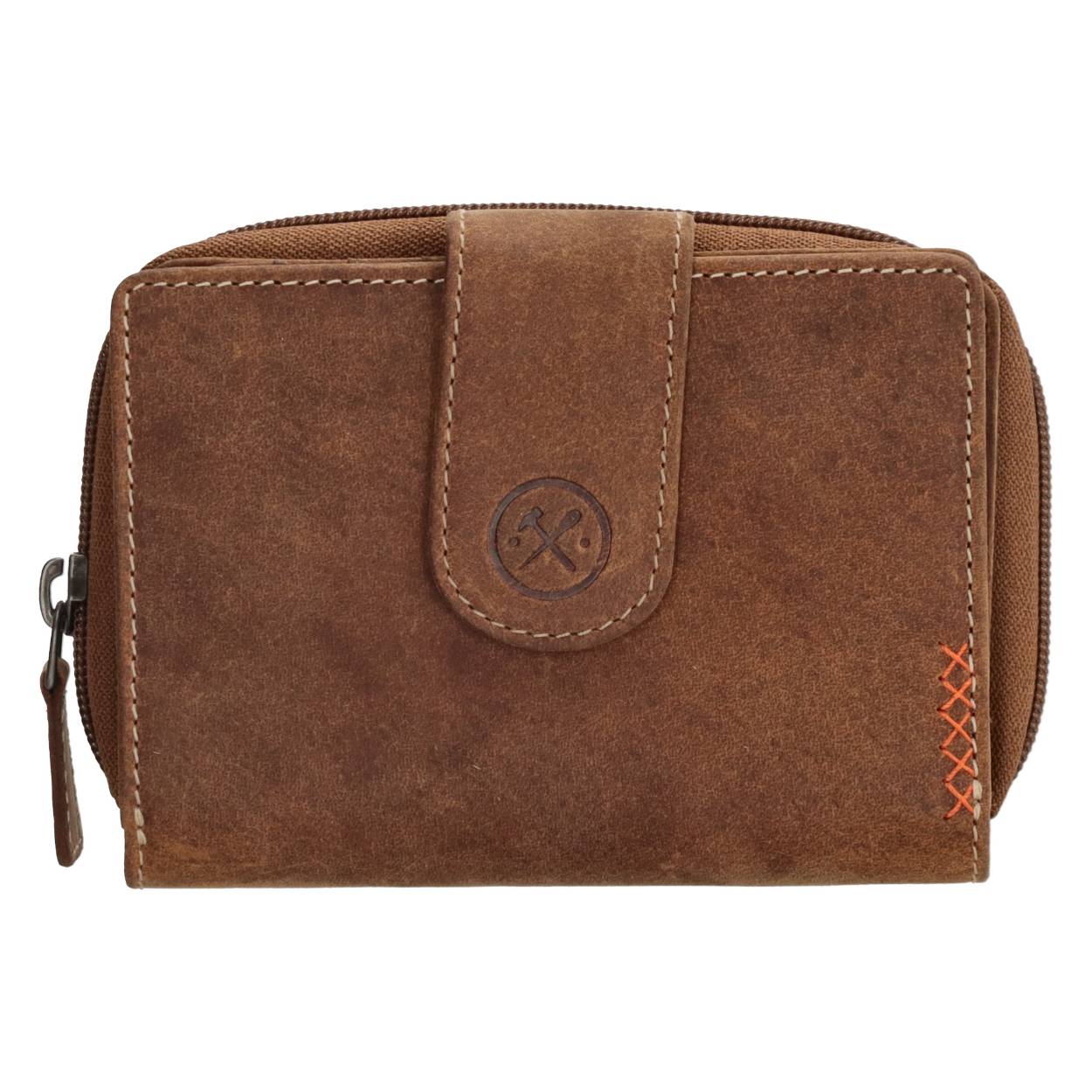 Deze klassieke portemonnee van Hide & Stitches is tijdloos en geschikt voor zowel dames als heren. De portemonnee heeft een ritsvak voor muntgeld en een apart dat ruimte biedt voor 12 pasjes en briefgeld. Elke portemonnee is gemaakt van hoogwaardig leer. Deze portemonnee heeft een uniek details, namelijk de oranje stitches, wat het toch net even anders maakt.

De eigenschappen van deze portemonnee zijn:

Ritsvak voor muntgeld
Ruimte voor 12 pasjes
Extra vak voor briefgeld