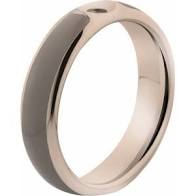 Melano twisted rosekleurige taupe ring