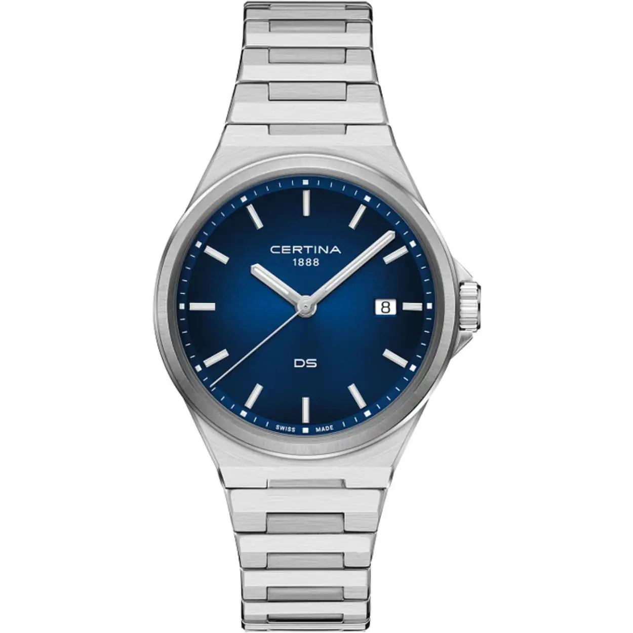 De CERTINA DS-7 QUARTZ C0434101104100 is een stijlvol horloge met een klassiek design en hoogwaardige kwaliteit. Dit horloge heeft een analoge tijdaanduiding en wordt aangedreven door een betrouwbaar quartz uurwerk. Met een diameter van 39 mm en een hoogte van 10 mm heeft dit horloge een elegante en tijdloze uitstraling.
