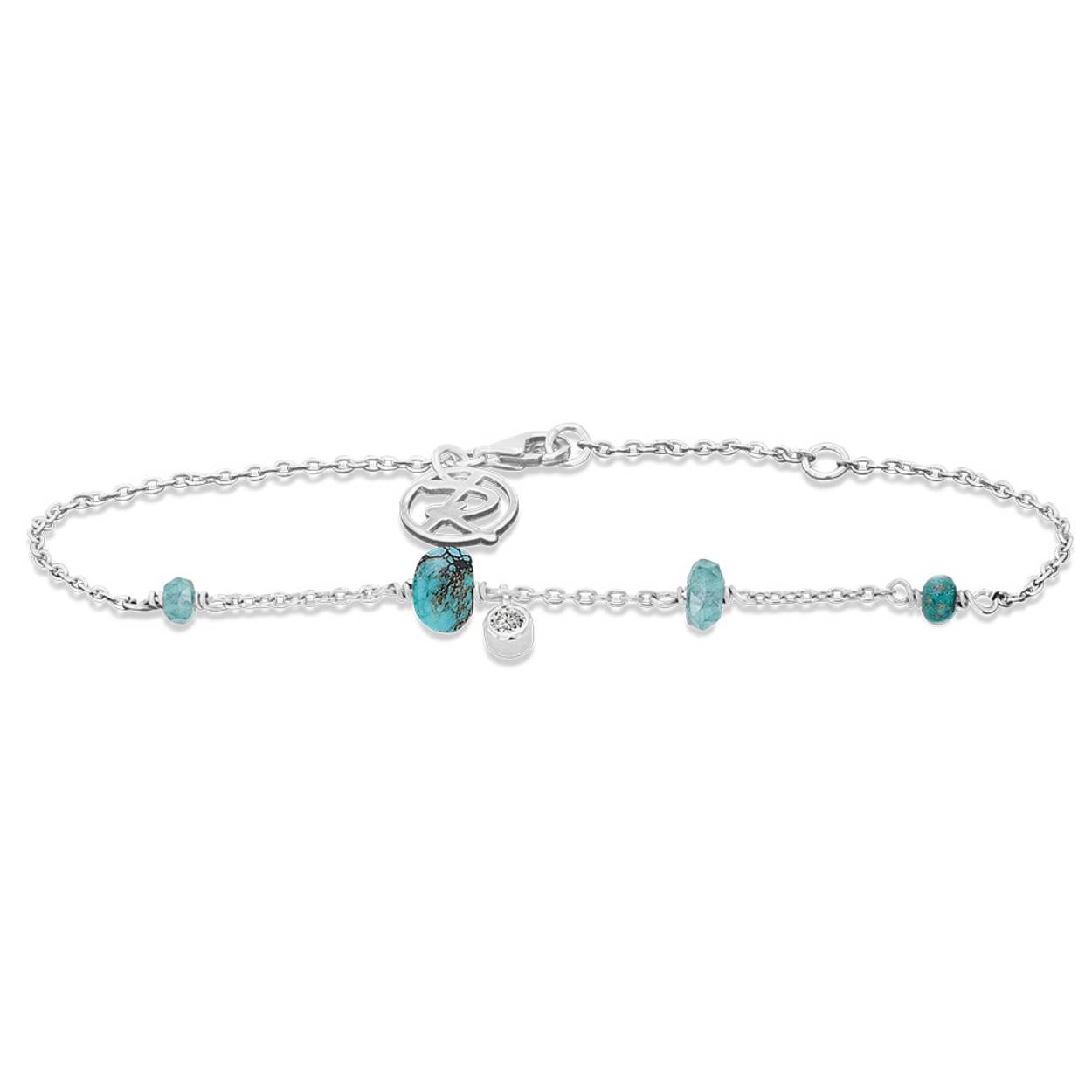 Rabinovich armband Minetta met Turkoois, apetiet, topaas, zirkonia 