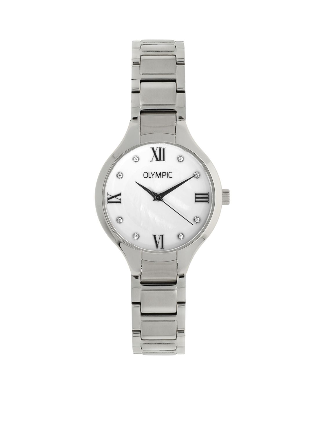 Dit zilverkleurige dames horloge is tijdloos en Elegant .

Specificaties
- Mineraalglas
- Ronde stalen horlogekast
- Diameter 32 mm
- Blauwe wijzerplaat
- Stalen horlogeband
- 5 ATM

Waterdichtheid 5 ATM
Dit horloge is bestand tegen water bij het zwemmen en douchen. Dit horloge is niet bestand tegen (grote) waterdruk dus je kunt er niet mee duiken.

Op alle horloges van Olympic zit standaard drie jaar fabrieksgarantie.