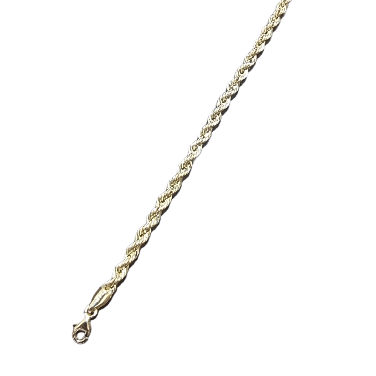 14k gouden rope armband 
