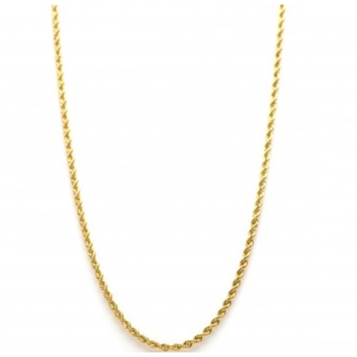 14k gouden gouden Rope Chain 4mm/65cm/ ca 12.8 gram