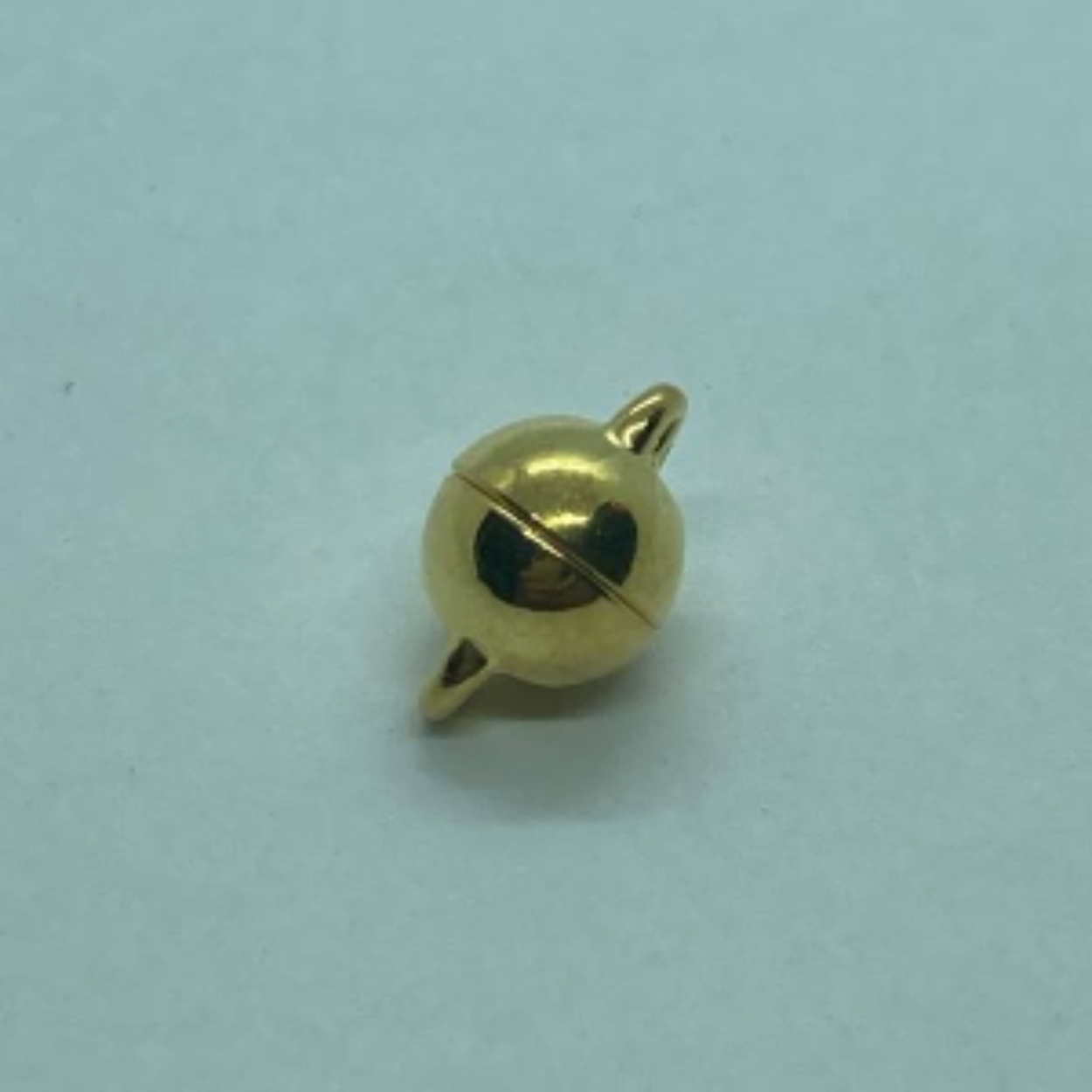 magneetsluiting zilver verguld 8mm