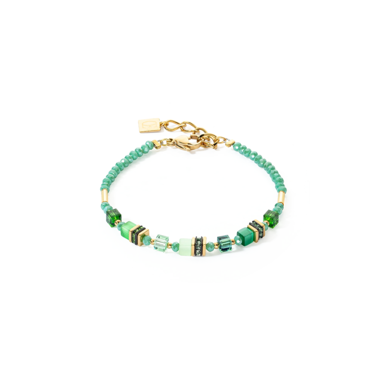 Coeur de Lion armband met polaris en crystals