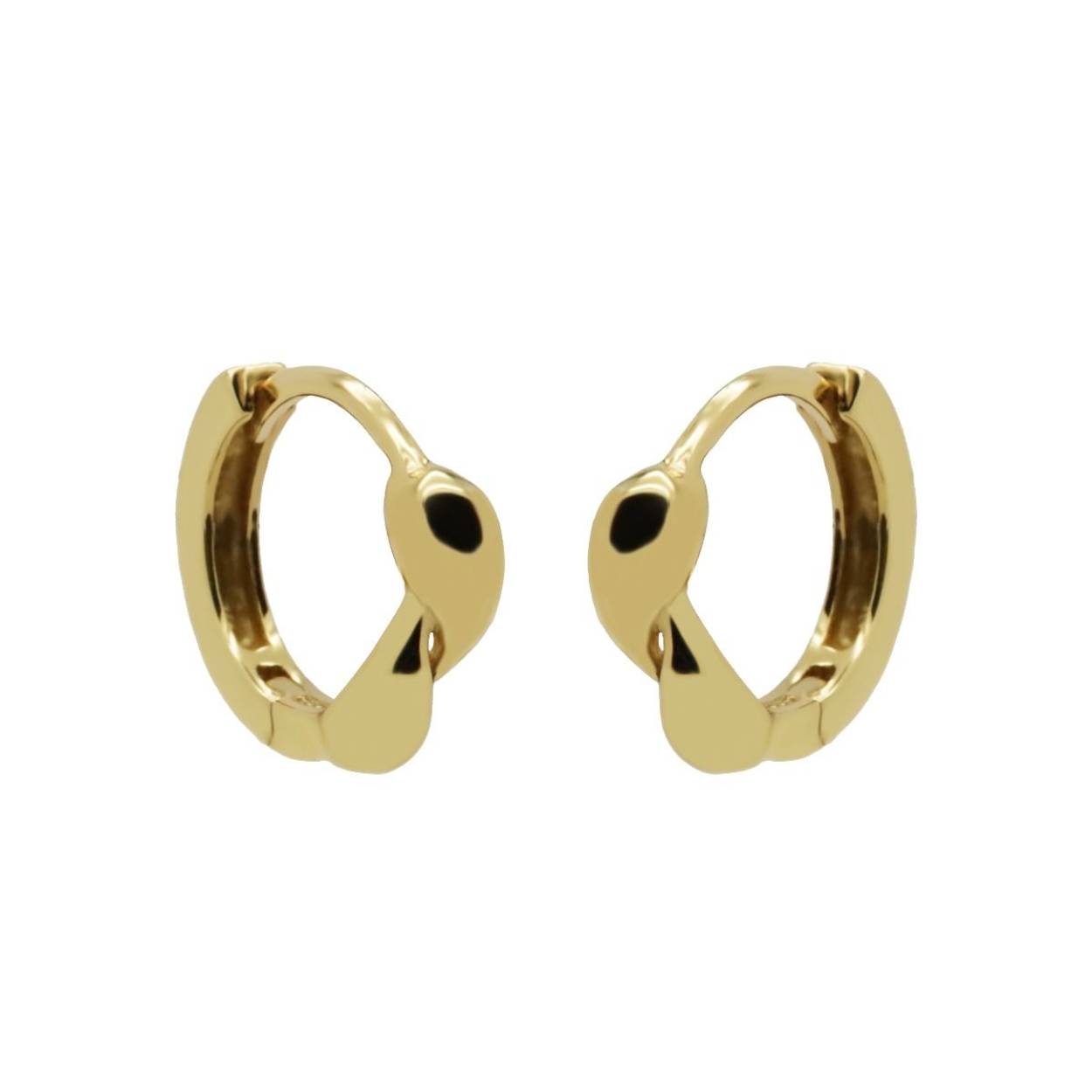 H135GP Karma oorringen | zilver verguld