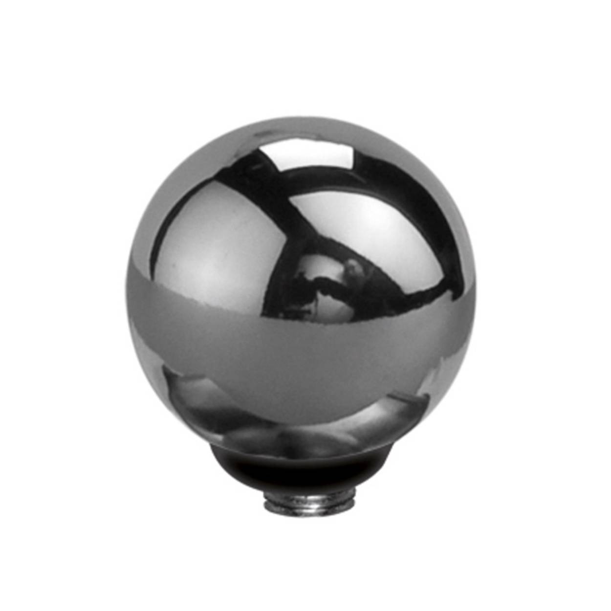 MelanO Twisted Meddy Ball - dames - zilverkleurig - 8mm