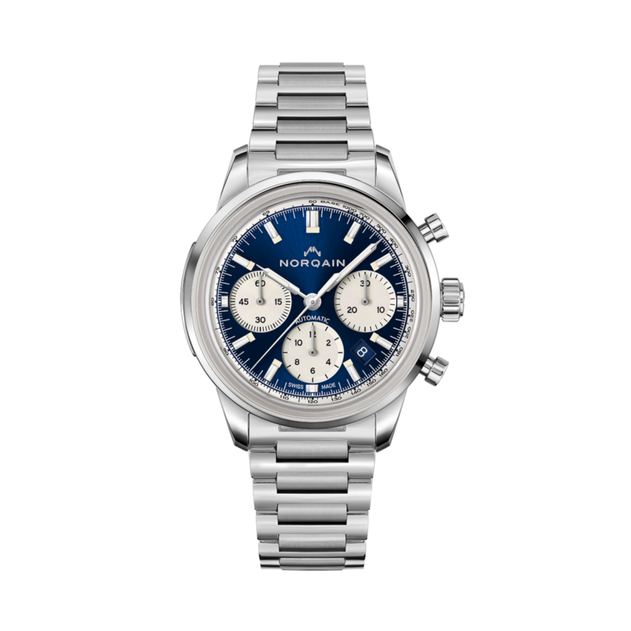 Elk Norqain horloge uitgerust met ETA of Sellita uurwerken wordt geleverd met een internationale fabrieksgarantie van twee jaar. Door lid te worden van de Norqainer club, kan deze garantie worden verlengd tot drie jaar.