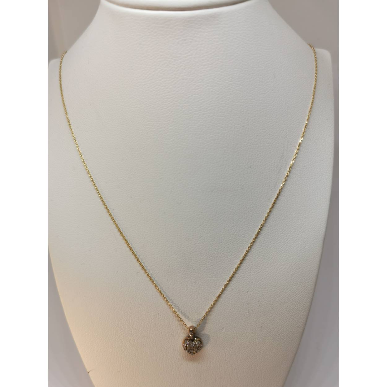 14 karaat geel gouden fijne schakel collier (zonder hanger)

1.3 gram
54 cm lang