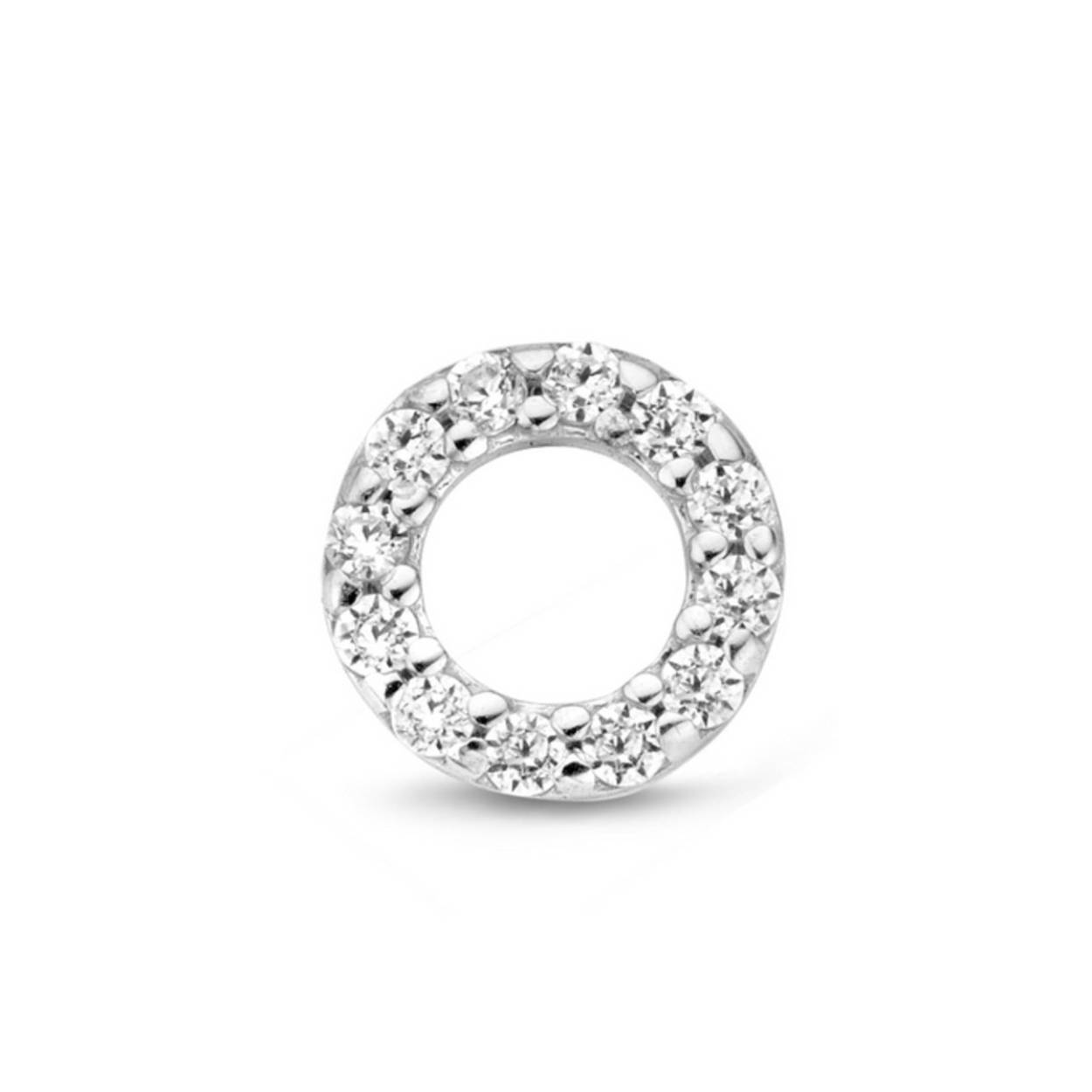 Moments Oorstekers Zirkonia Cirkels  72674AW