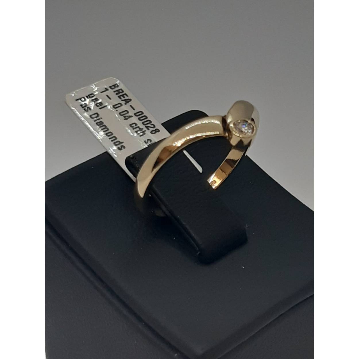 diamant gouden ring 14kt
