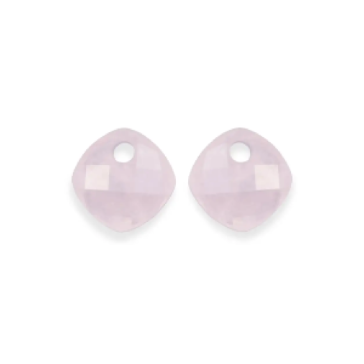De Rose Quartz Cushion Cut is een perfecte nieuwe toevoeging aan jouw collectie! Een prachtige steen om aan jouw favoriete creolen te hangen. 