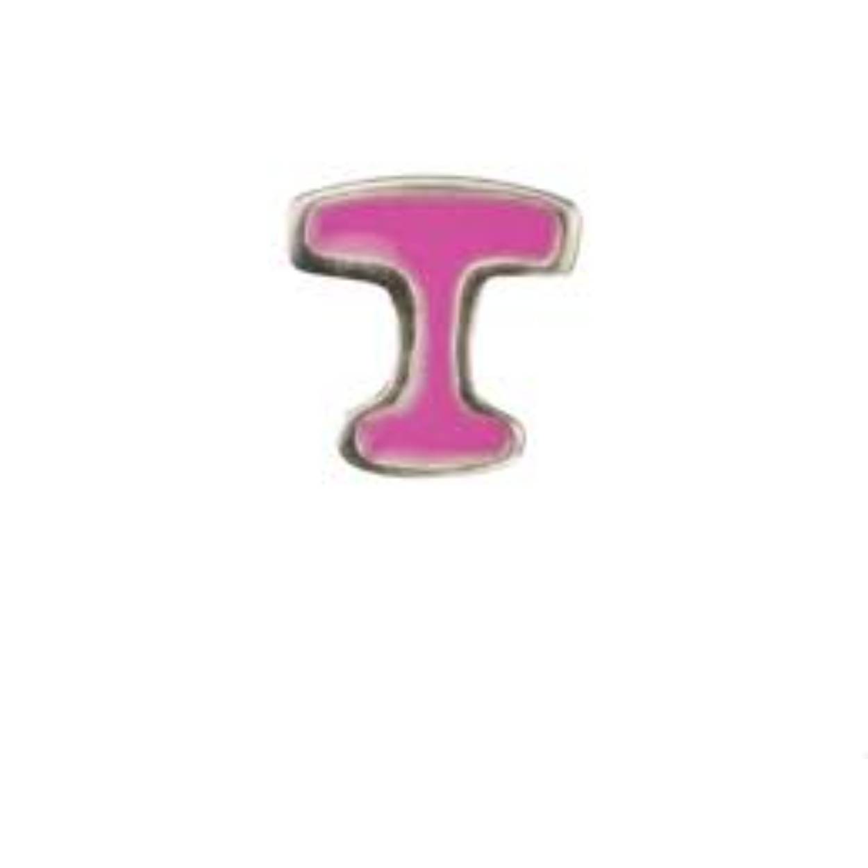 Bellini Zilveren bedel kleur ''letter T'' 570.T