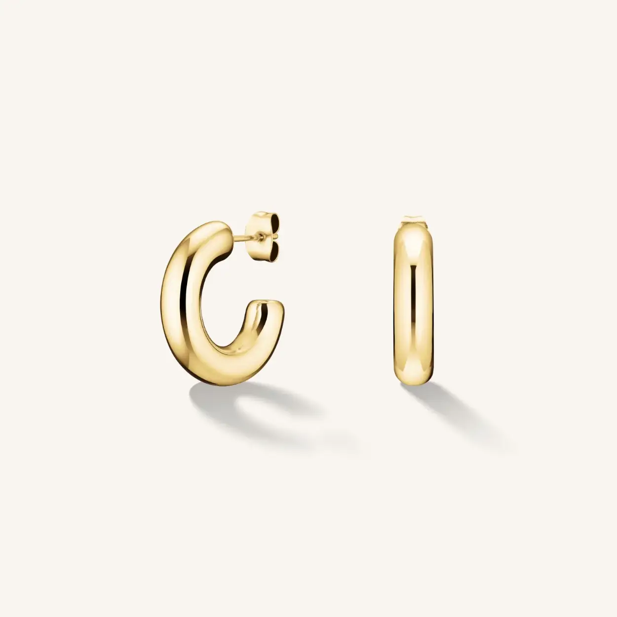Rosefield Medium Hoop Earring Gold JESHG-J931