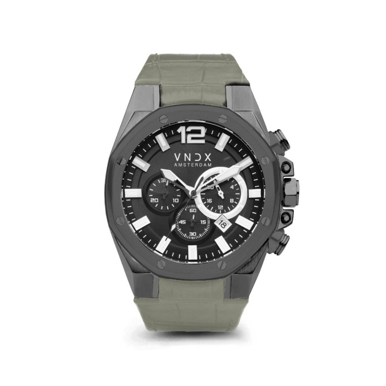 De Wise Man Grijs, het meest elegante heren horloge van VNDX. 
