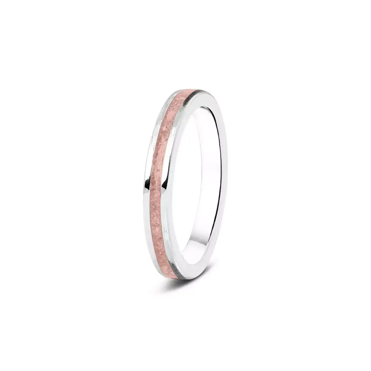 witgouden unending ring