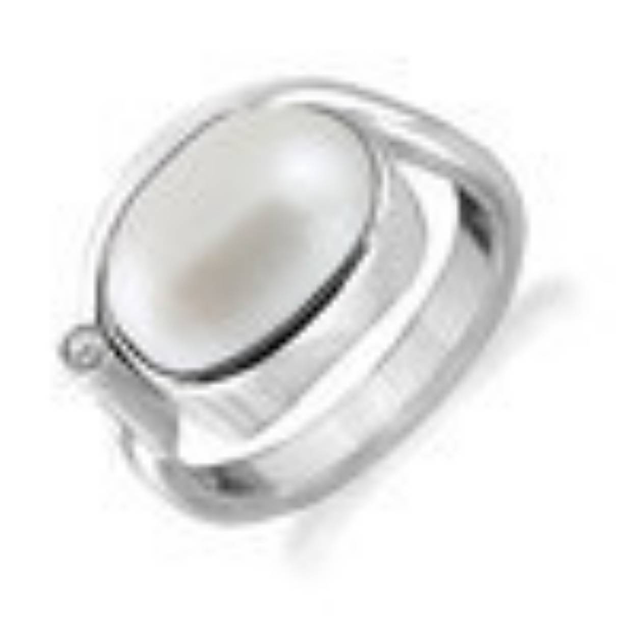 Deze prachtige zilver 925 Dames Rabinovich 62903065 Ring met parel en zirkonia straalt door het mooie schitterende zilver. De ring is extra aangekleed met een witte parel en witte zirkonia