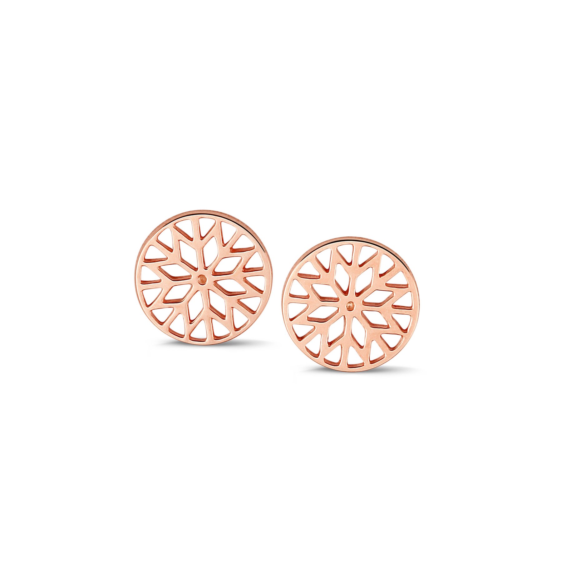 De signature Culet oorbellen zijn gemaakt van massief 18-karaats rosegoud. Prachtig te combineren met bijpassend collier en armband. Ook verkrijgbaar in geelgoud en witgoud.
