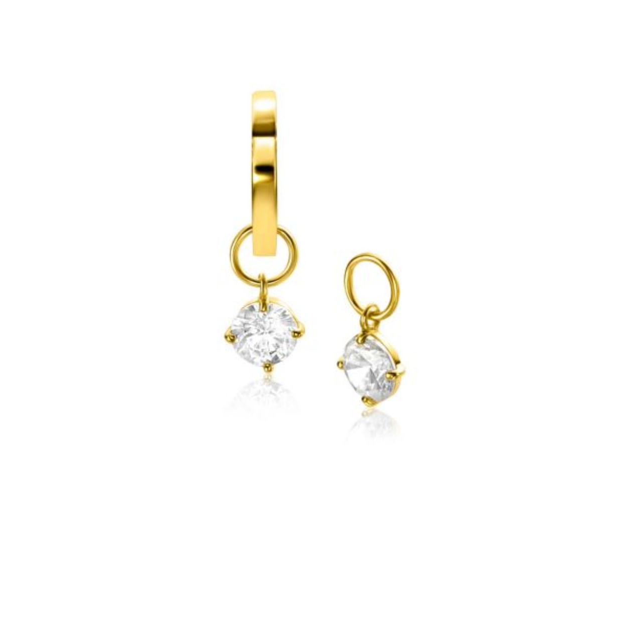 Gouden oorbedels exc oorringen