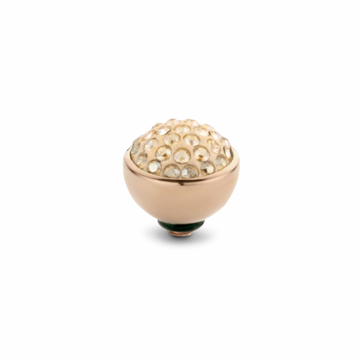 Met deze Preciosa Pave zetting maakt de look van de Anemone steen een comeback. De halve bolletjes worden gemaakt met een gekleurde klei waarin de kleine Preciosa steentjes worden vastgeklemd. Het Twisted Shiny steentje is verkrijgbaar in 6 en 8 mm en shop je in 7 verschillende mooie kleuren.