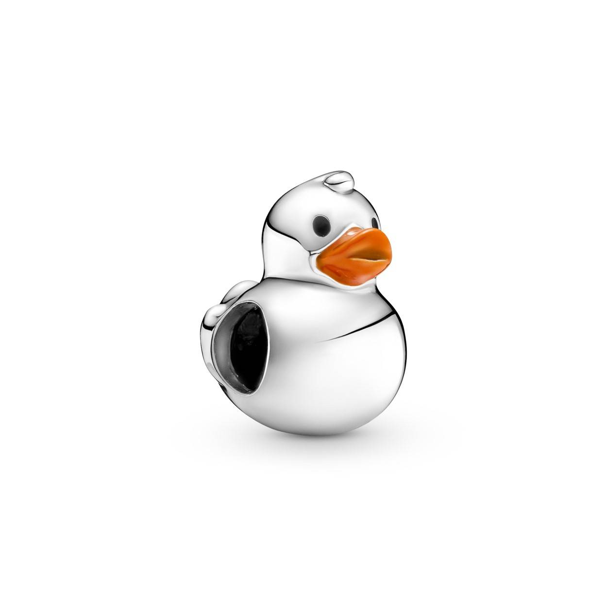 Quack! Nog plek voor een rubberen eend aan uw armband? Deze charm is namelijk te leuk om te laten liggen!
