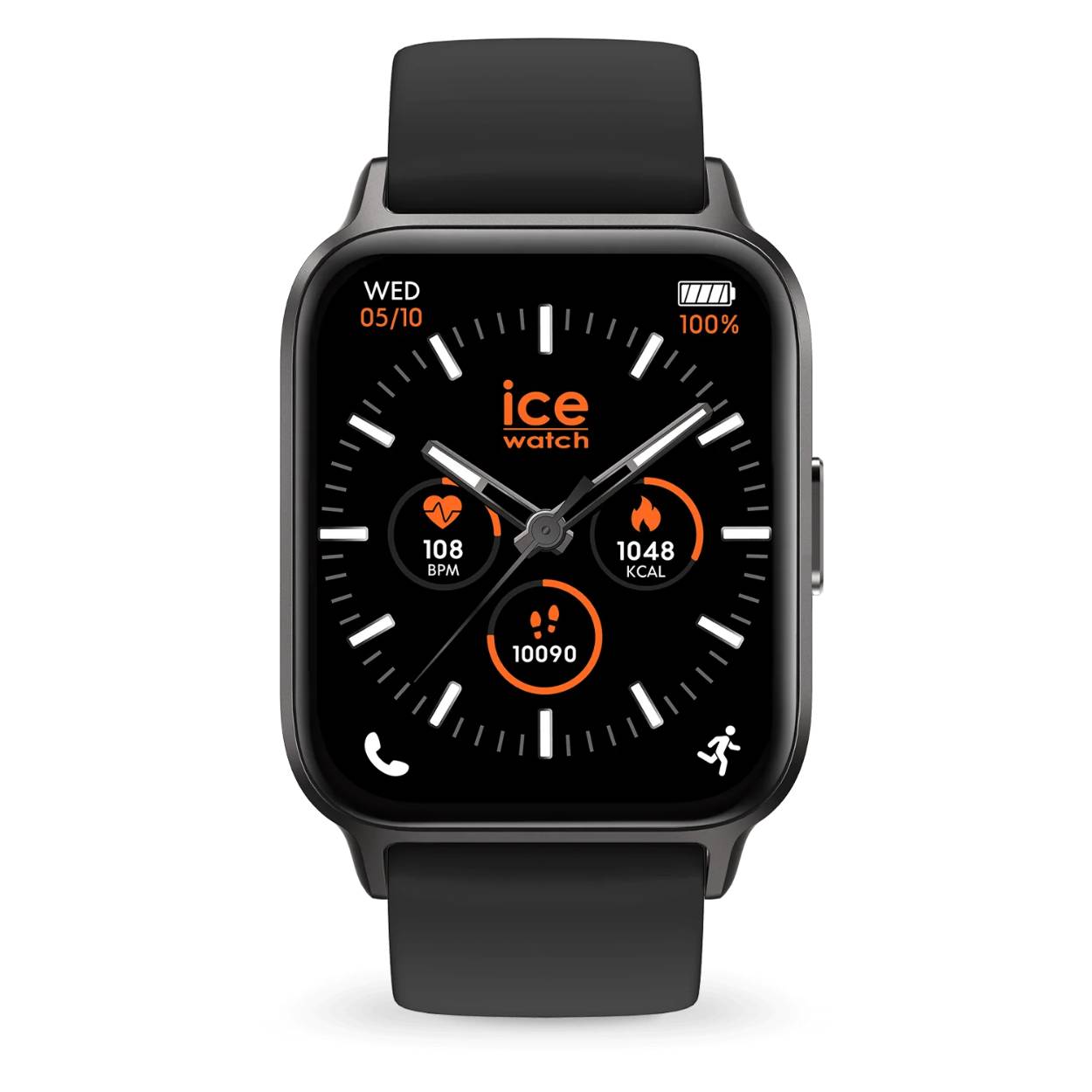 Ontdek ICE Fit 1.0, het connected horloge dat is ontworpen voor ambitieuze sporters en liefhebbers van prestaties. Met zijn elegante design en geavanceerde functionaliteiten is het je vertrouwde partner voor al je dagelijkse activiteiten. Naast oproepen, meldingen, gezondheidsmonitoring en andere alledaagse functies, kun je profiteren van ingebouwde GPS om je routes nauwkeurig te volgen en blijf je in contact met je sportvrienden dankzij de compatibiliteit met Strava. De ICE Fit 1.0 is ontworpen om je te ondersteunen bij al je sportieve uitdagingen en geeft je realtime gegevens om je te helpen je prestaties te verbeteren en je doelen te bereiken. Met 4 GB opslagruimte kun je je favoriete tracks op je pols bewaren terwijl je onderweg bent.