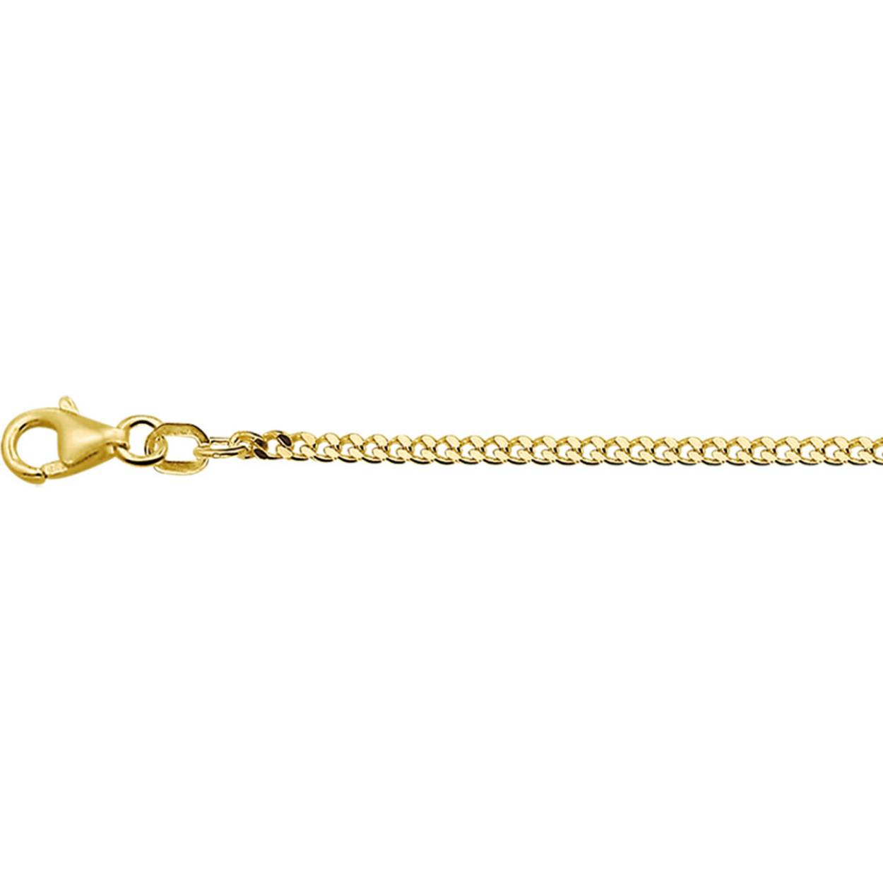9 krt collier gourmet 50cm 2.0mm