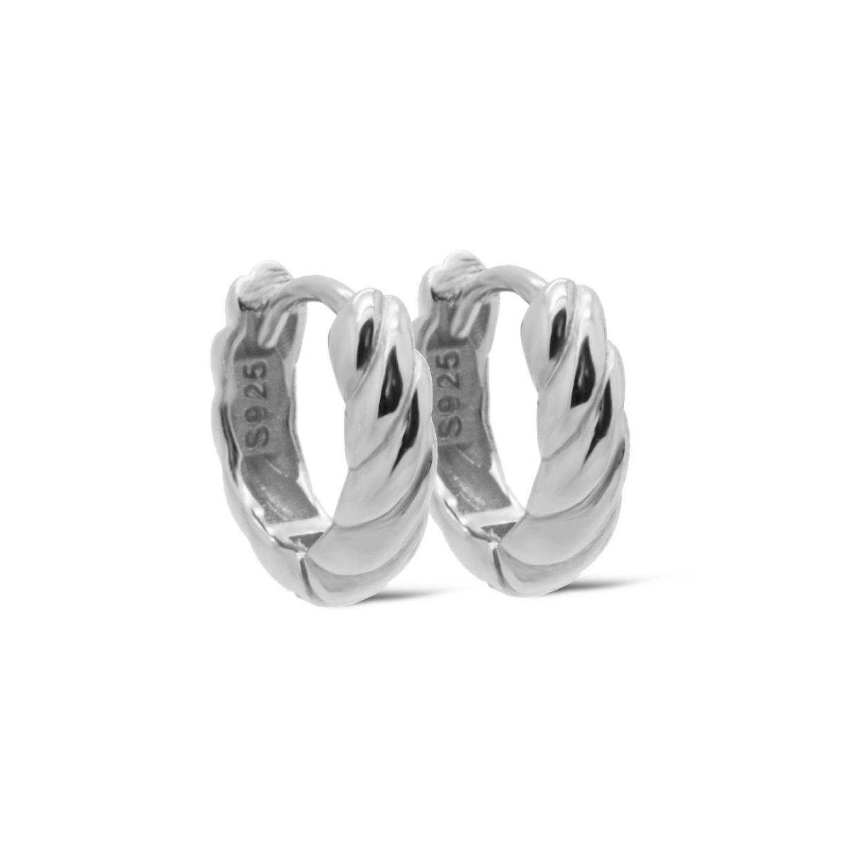 H577S Karma oorringen JOYA Twist | Zilver | 12 mm