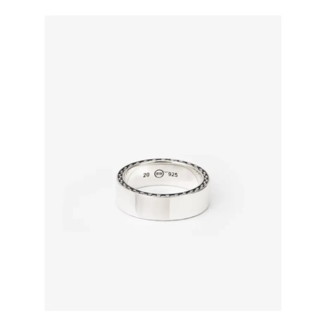 344 20 - George Smooth Ring Zilver